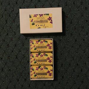 Claus Porto – Condessa Wild Pansy Soap (Deco Box of 3) - RARE FIND